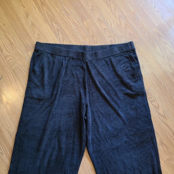 NEW NWT! BAREFOOT DREAMS COZYCHIC ULTRA LITE ROLLED EDGE ANKLE PANT KNIT  sz 3XP - Picture 3 of 7